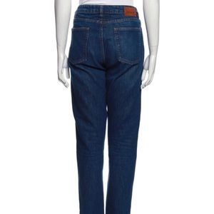 Sézane blue denim Button fly straight leg size 26